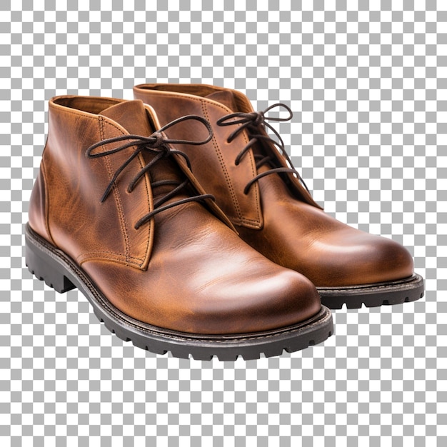 Schuhe auf durchsichtigem Hintergrund