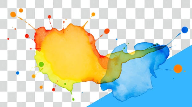 schwarze Aquarell-Spritzbürsten