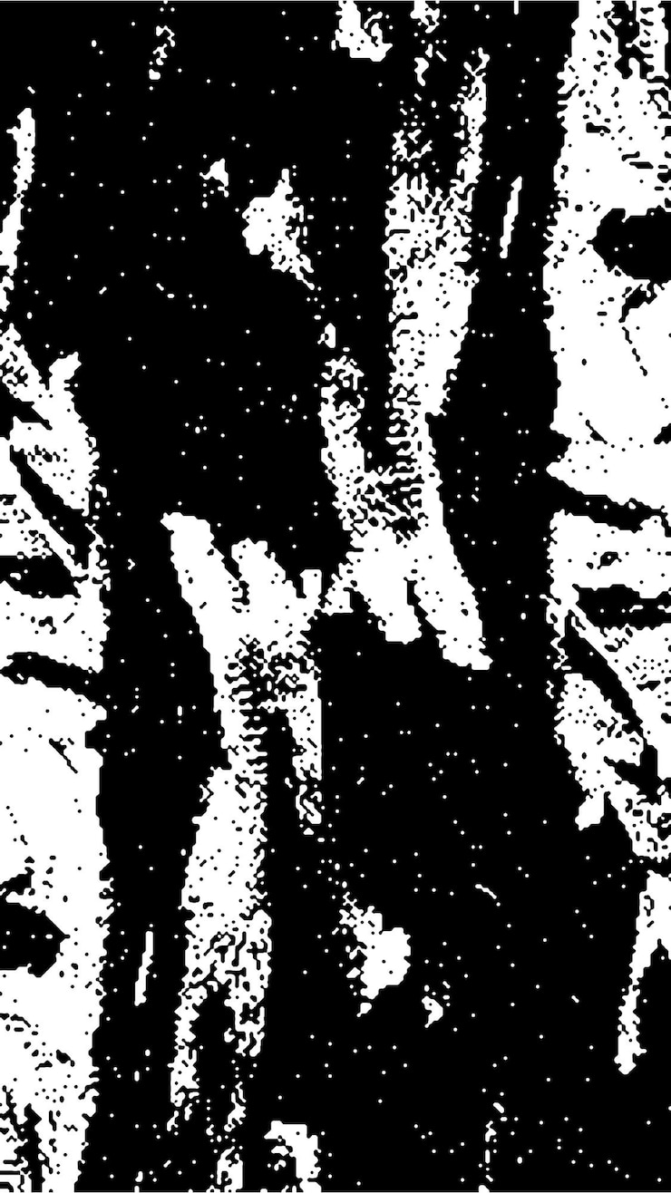 PSD schwarze baumrinde-textur rinde auf weißem hintergrund alter baum-hintergrund-vektor holz-grunge-textur
