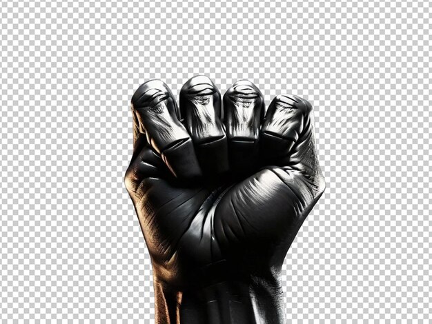 Schwarze hand fist