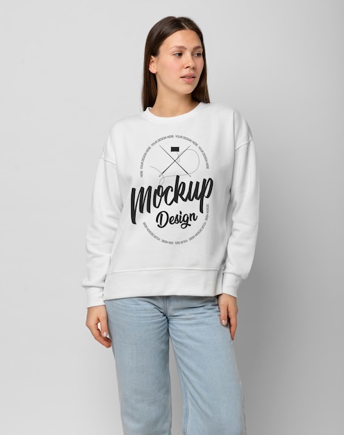 Schweißhemd-Mockup-Design
