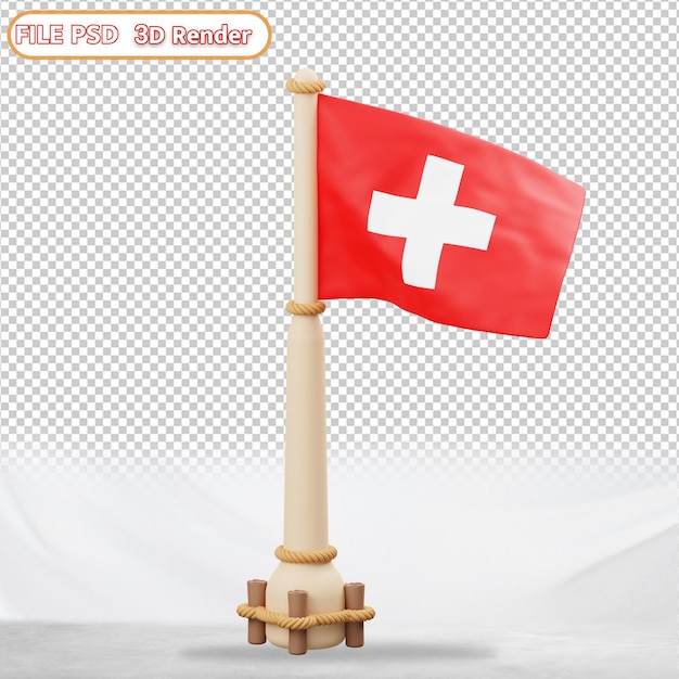 PSD schweiz flagge