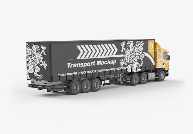 Schweres LKW-Mockup