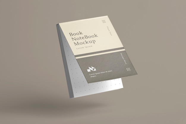 PSD schwimmendes notebook-mockup-design