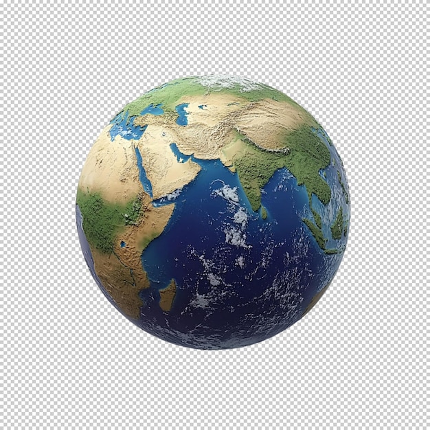 Scienze della terra isolate su uno sfondo trasparente