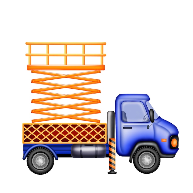 PSD scissor lift truck