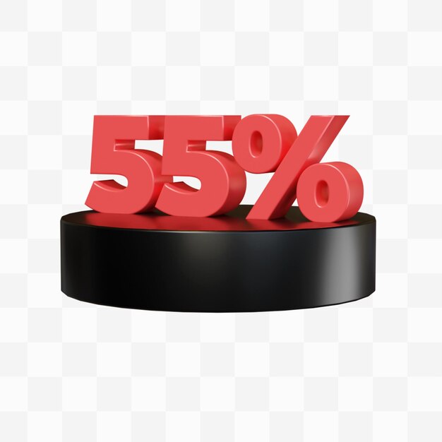 Sconto 55% rendering 3d