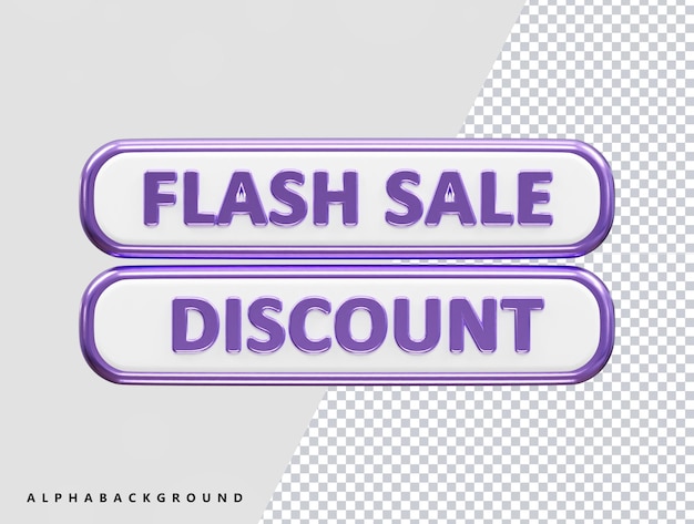 Sconto vendita icona vettore elemento design trasparente