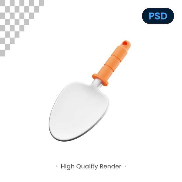 Scoope 3D Render Illustration Premium Psd