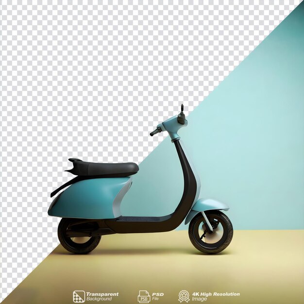 PSD scooter 3d isolé sur fond transparent