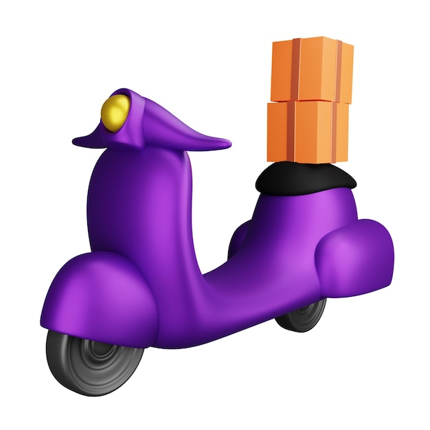 PSD el scooter 3d