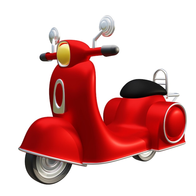 El scooter 3d