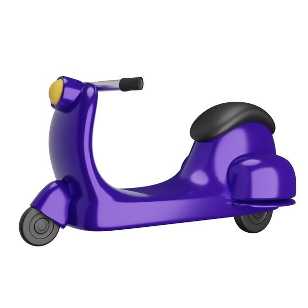 PSD le scooter 3d