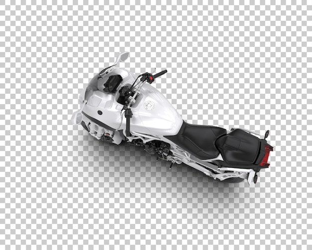 PSD scooter aislado en el fondo ilustración de renderización 3d