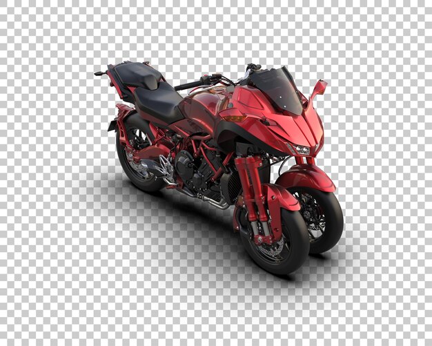 Scooter aislado en el fondo Ilustración de renderización 3D