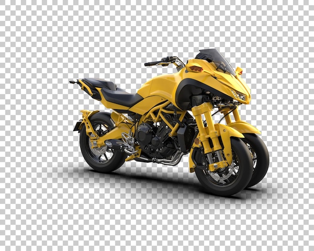 Scooter aislado en el fondo Ilustración de renderización 3D