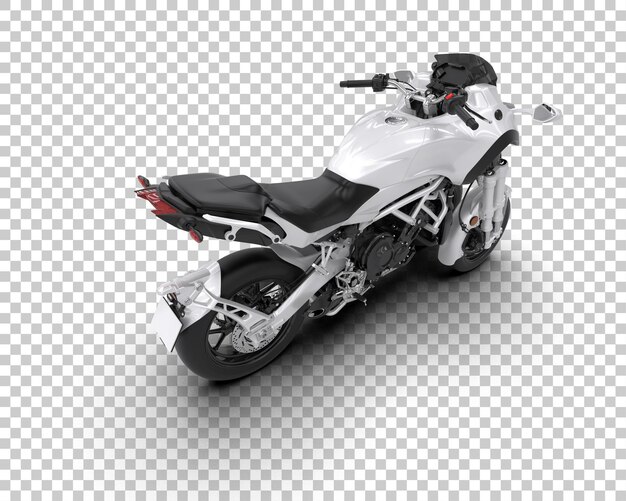 Scooter aislado en el fondo Ilustración de renderización 3D