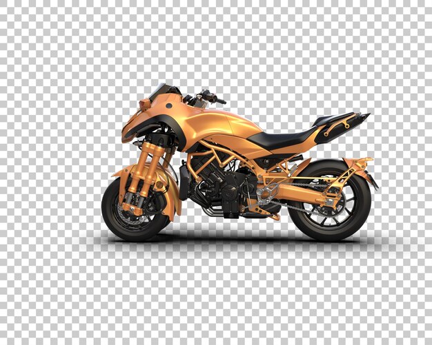 Scooter aislado en el fondo Ilustración de renderización 3D