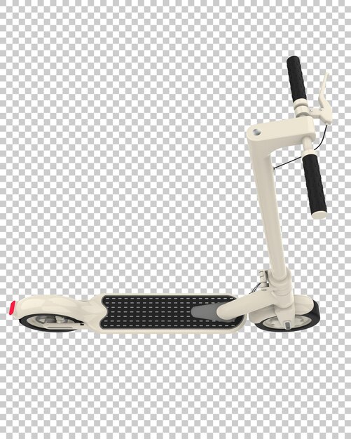 PSD scooter électrique sur fond transparent illustration de rendu 3d