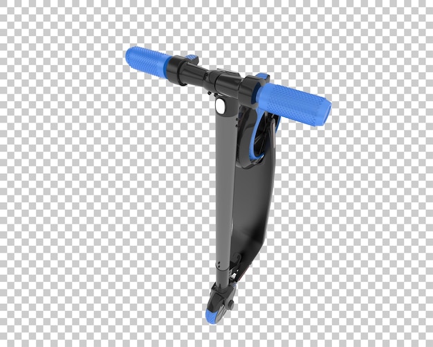 PSD scooter électrique isolé sur fond transparent illustration du rendu 3d