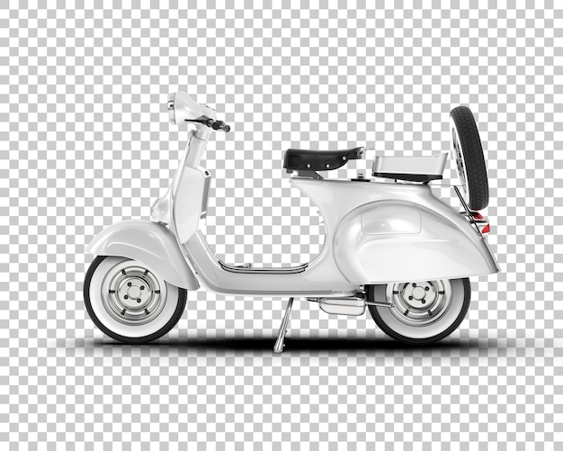 Scooter Sur Fond Transparent Illustration De Rendu 3d