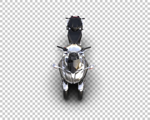 PSD scooter isolado no fundo ilustração de renderização 3d