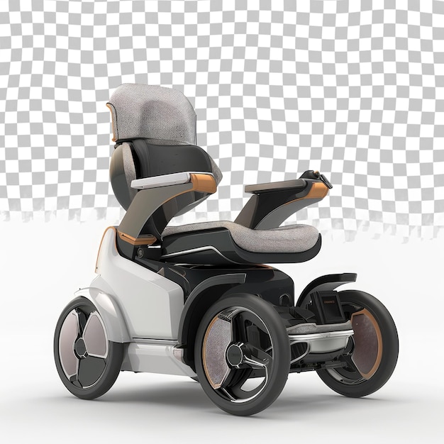 PSD un scooter pour bébés est montré avec le siège en l'air