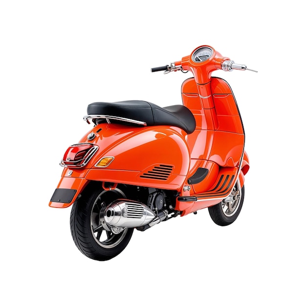 Scooter Vespa laranja