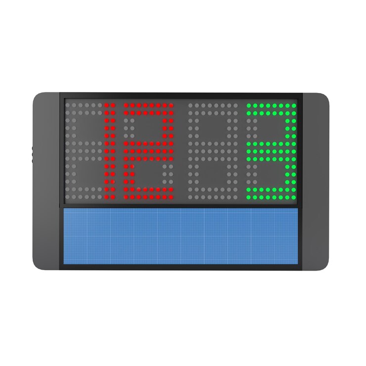 PSD scoreboard front side