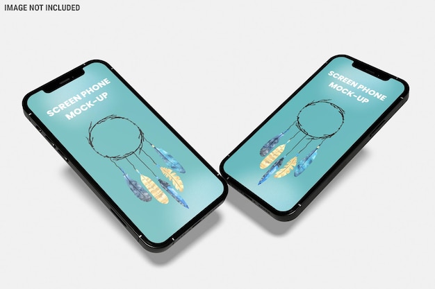 Screen phone mockup-serie
