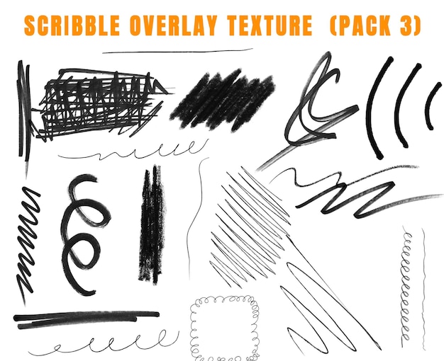 Scribble Overlay Texture Pack 3 (Schreibbares Überlagern für Texturen)