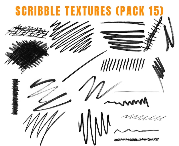 Scribble-Texturen Pack 15