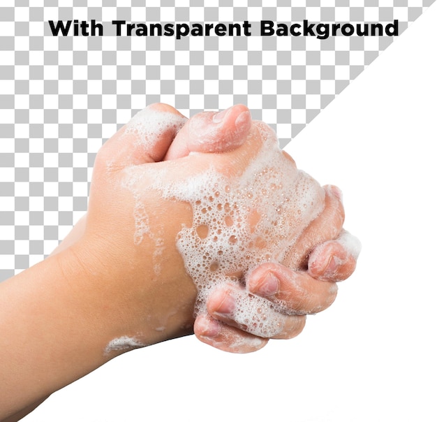 Se laver les mains avec du savon