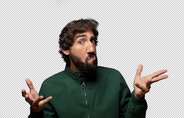se sentir sans idée et confus n'ayant aucune idée absolument perplexe avec un regard stupide ou stupide