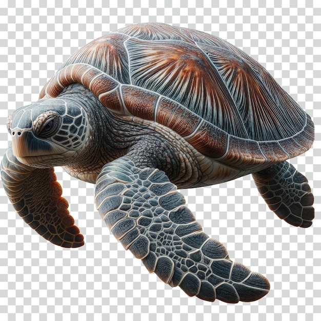 PSD sea turtle transparent background