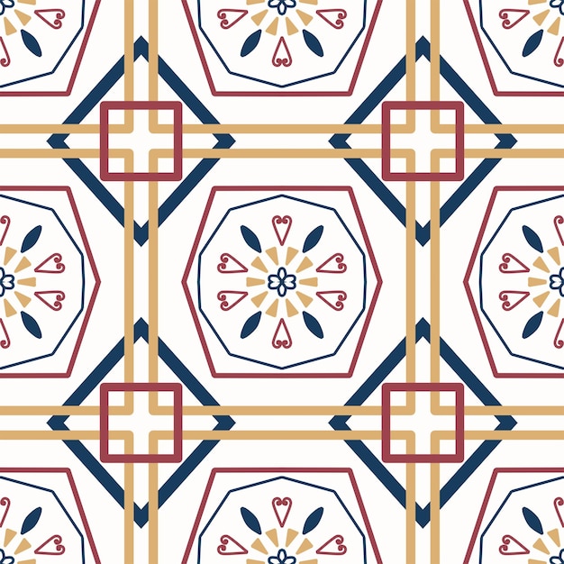 seamless tile pattern background design with repeating geometric pattern elements