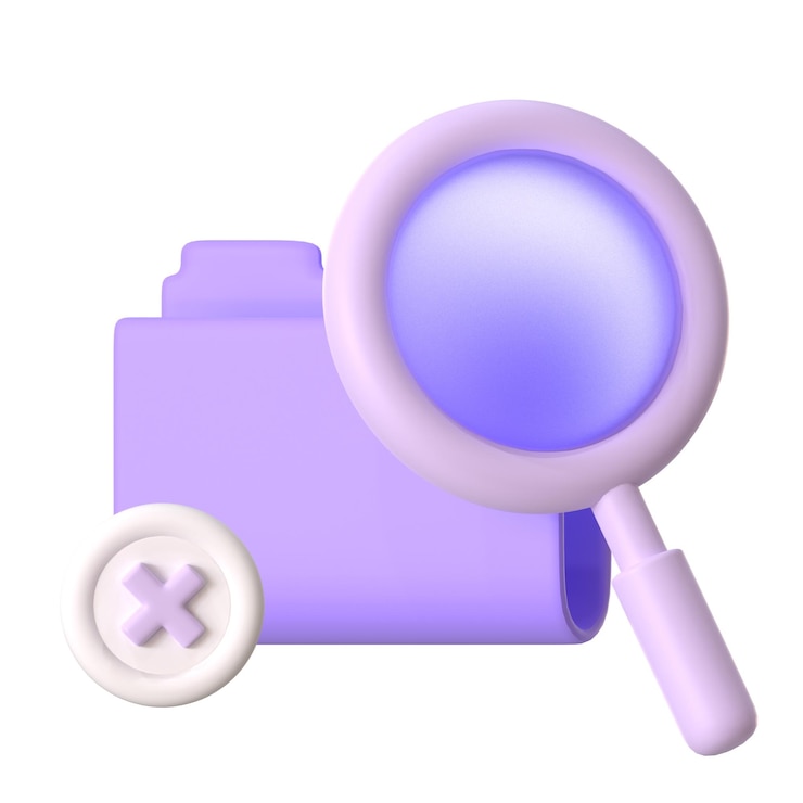 PSD search not found empty state object 3d