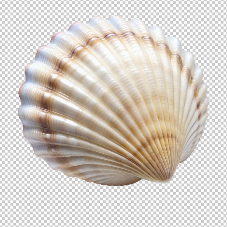 PSD seashell elegance vista delantera aislada