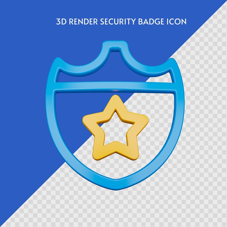 PSD security badge icon