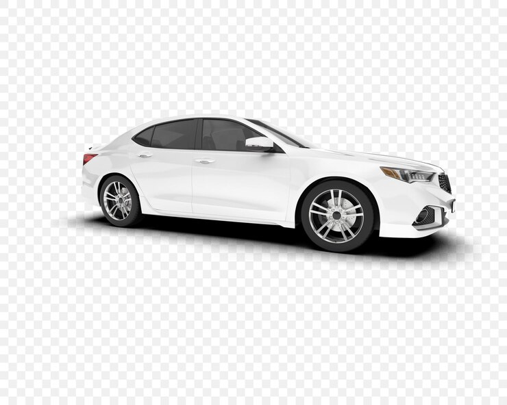 PSD sedan blanc élégant design moderne et élégance automobile