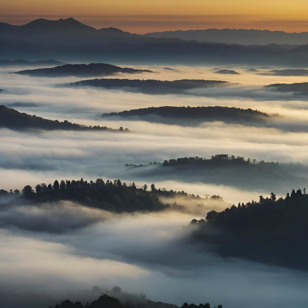 See-nebel-landschaft