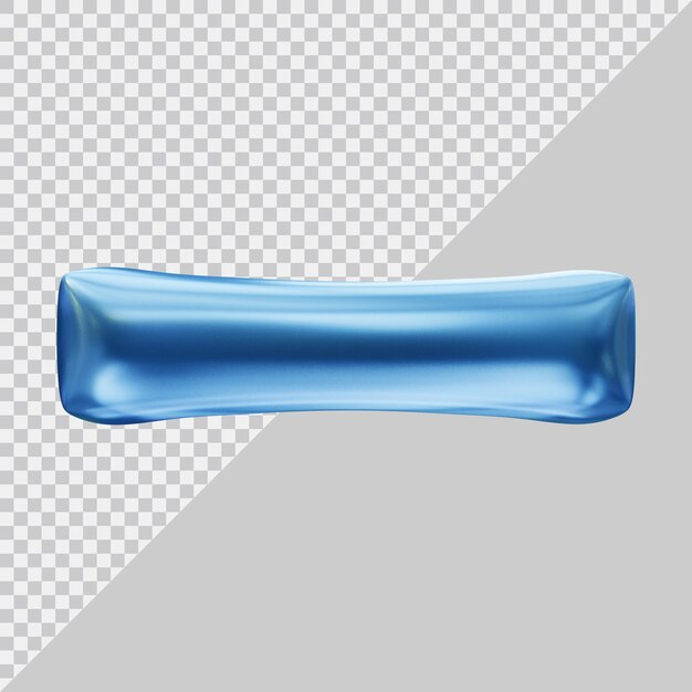 Segno meno nel rendering 3d