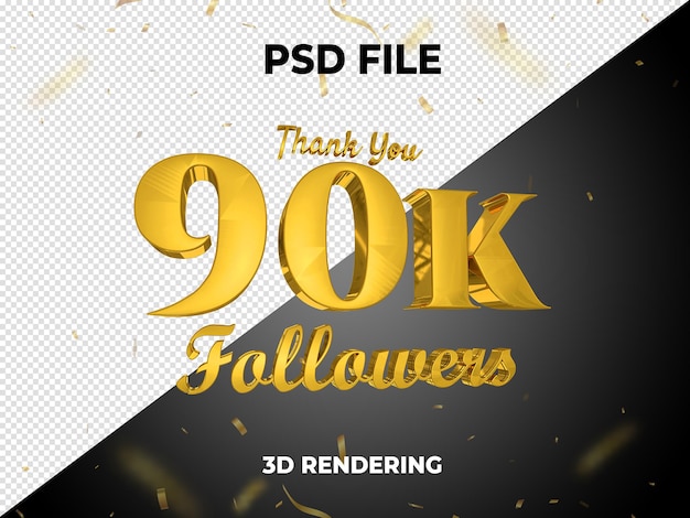 seguidor de renderizado 3d de oro