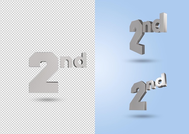 segundo lugar concepto de competencia de renderizado 3D segundo