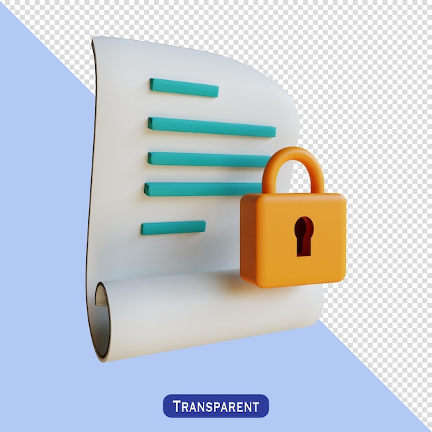 Seguridad de archivos estilo 3 d