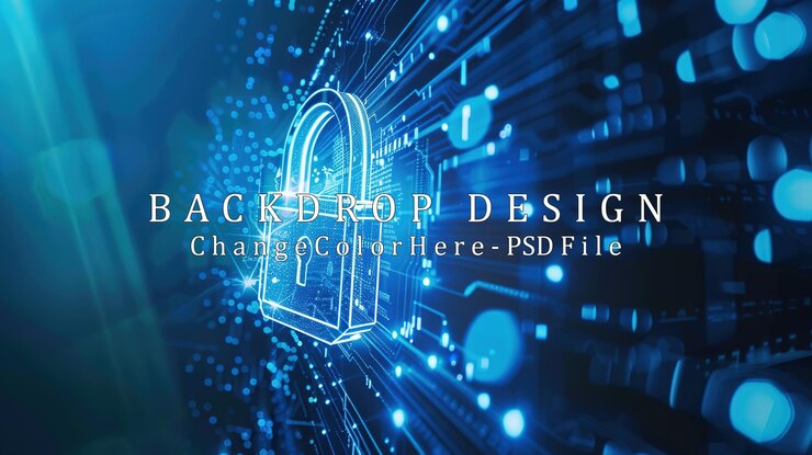 PSD seguridad cibernética un bloqueo digital en la placa de circuitos