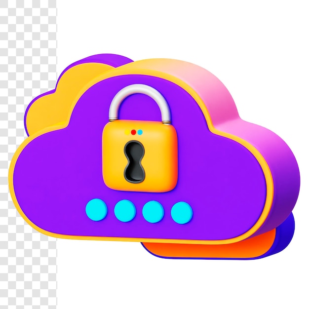 seguridad en la nube 3d
