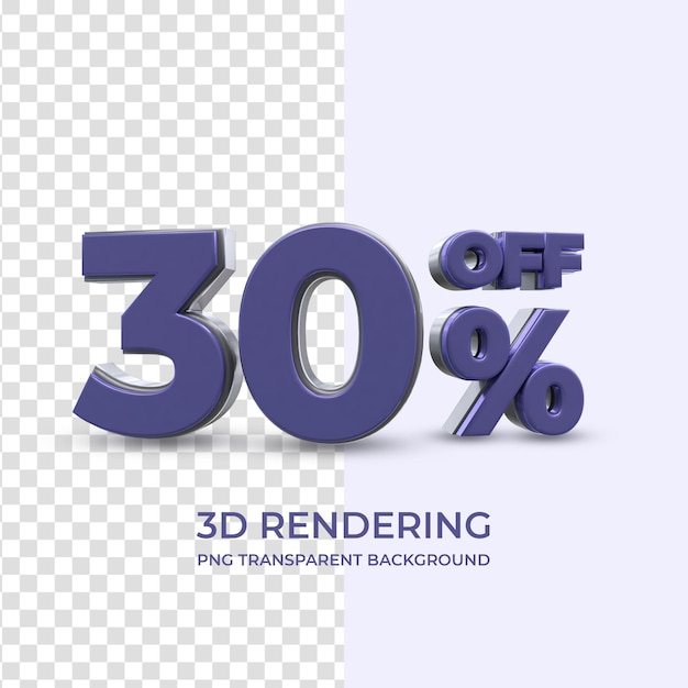 Sehr Peri 30 Prozent Rabatt auf 3D-Rendering isolierten transparenten Hintergrund