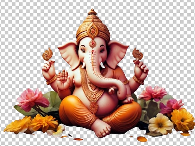 PSD le seigneur ganpati est heureux à chaturthi.