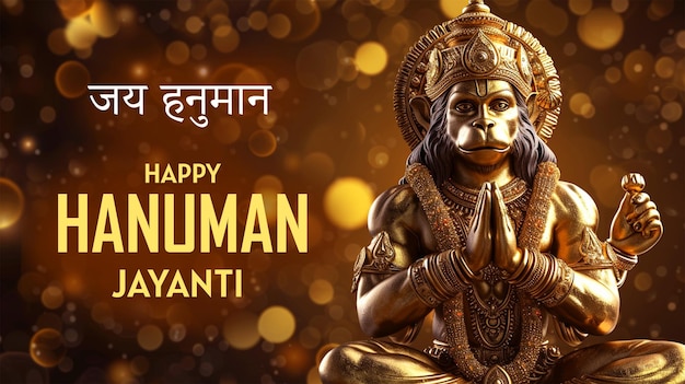 Le Seigneur Hanuman Pour Le Festival De Hanuman Jayanti